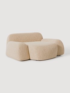 XL boucl&eacute; loungefauteuil Wolke
