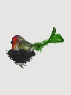 Handbeschilderde kerstboomhanger Bird
