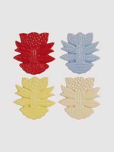 Handgemaakte onderzetters Blume, 4-delig