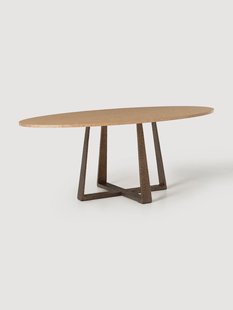 Ovale eettafel Amella, in verschillende formaten