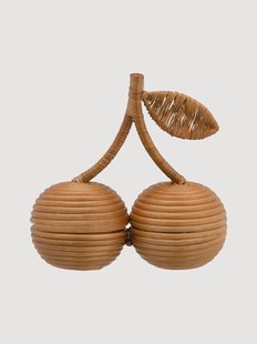 Handgemaakt decoratief object Cherry van rotan