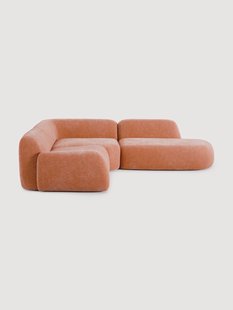 Modulaire hoekbank Wolke (4-zits) met chaise longue