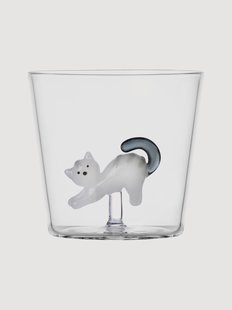 Handgemaakt borosilicaat glas Tabby Cat