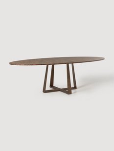 Ovale eettafel Amella, in verschillende formaten