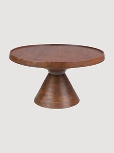 Ronde acaciahouten salontafel Floss