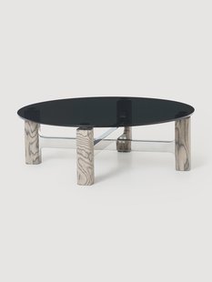 Salontafel Sam met glazen blad