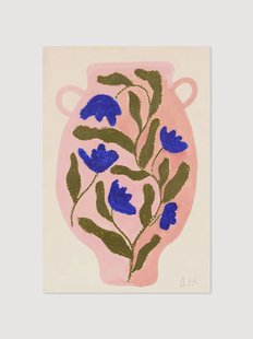 Ingelijste digitale print Vase No. 01