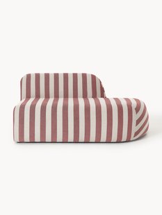 Gestreepte chaise longue module Wolke