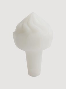 Handgemaakte wijnstopper Whip van borosilicaatglas