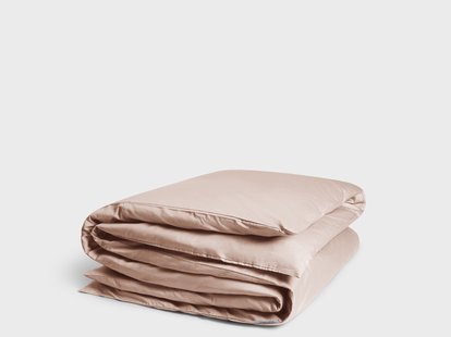 Yumeko Dekbedovertrek katoensatijn dusty rose 200x200 100% biologisch en fairtrade katoen, satijn geweven