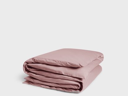 Yumeko Dekbedovertrek katoensatijn blush rose 140x200 100% biologisch en fairtrade katoen, satijn geweven