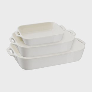 STAUB Staub ovenschaal 3-delig Ivory white