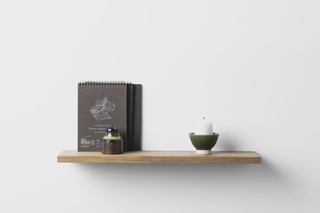Wandplank Floating eikenhout | Woodfurniture