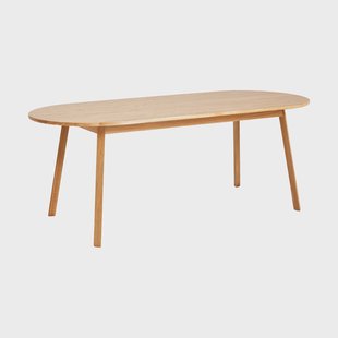 HAY Triangle Leg eettafel Geolied eiken, 250x85 cm