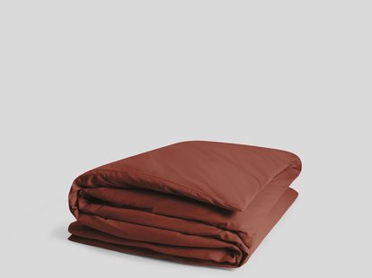 Yumeko Dekbedovertrek flanel red velvet 140x200 100% biologisch katoen, flanel (licht geborsteld)