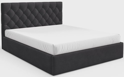 Bedframe 180x200 cm Aurelia fluweel met opbergruimte | NADUVI Collection