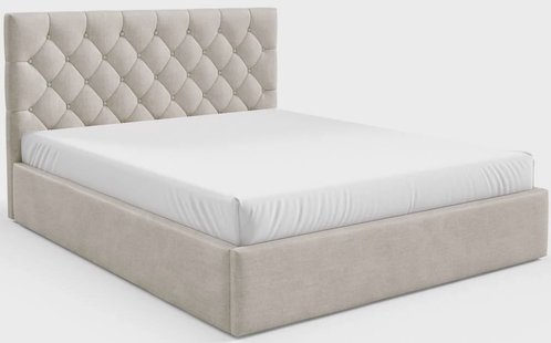 Bedframe 140x200 cm Aurelia fluweel met opbergruimte | NADUVI Collection