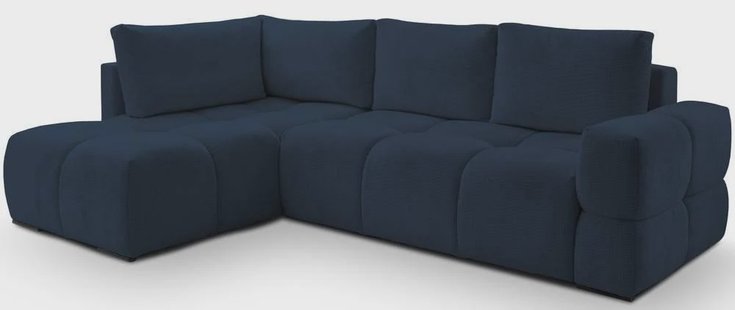 Hoekbank Tarren links/rechts chenille met opbergruimte | NADUVI Collection