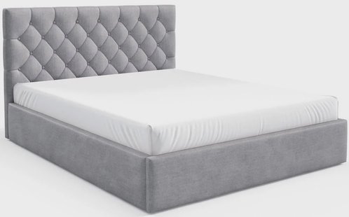 Bedframe 140x200 cm Aurelia fluweel met opbergruimte | NADUVI Collection