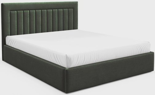 Bedframe 140x200 cm Alodie fluweel met opbergruimte | NADUVI Collection