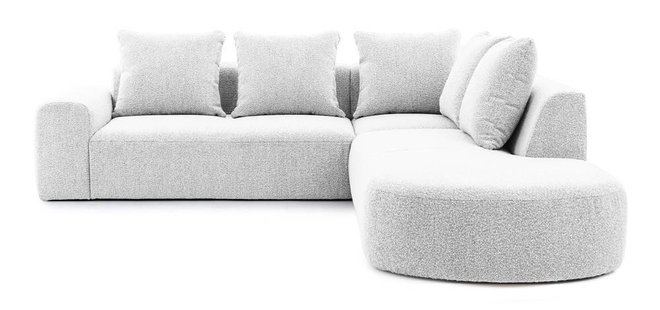 Hoekbank Monteri rechts bouclé | NADUVI Collection