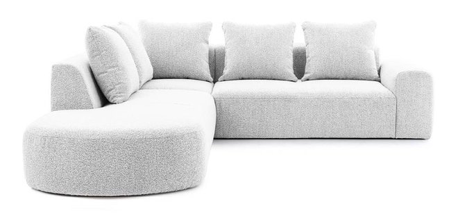 Hoekbank Monteri links bouclé | NADUVI Collection