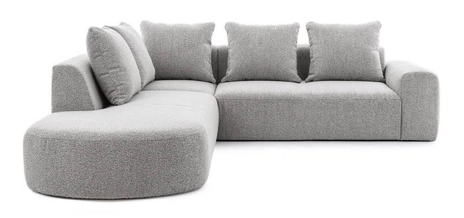 Hoekbank Monteri links bouclé | NADUVI Collection