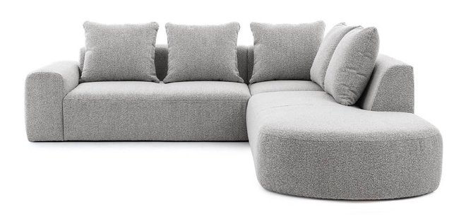 Hoekbank Monteri rechts bouclé | NADUVI Collection
