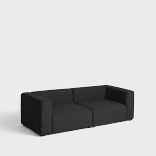 HAY Mags 2,5-zits bank Stof Hallingdal 65 190 zwart