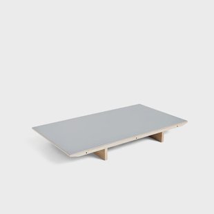 HAY CPH30 Extendable verlengblad Grey linoleum–90 cm–eiken frame