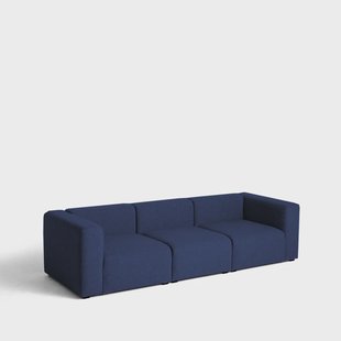 HAY Mags 3-zits bank Stof Hallingdal 65 764 blauw