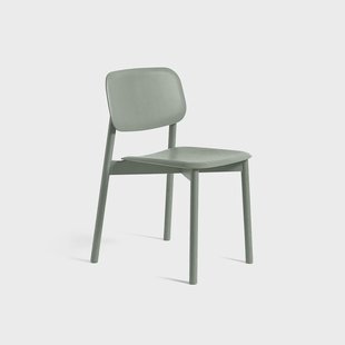 HAY Soft Edge 60 stoel Dusty green–eiken onderstel