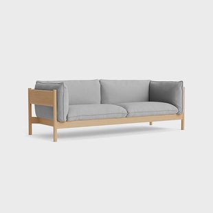 HAY Arbour ECO 3-zits bank Steelcut Trio 113 geolied eiken