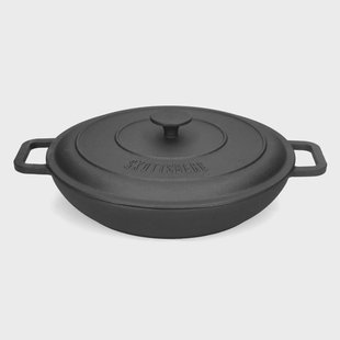 Skottsberg - Cast Iron Braadpan 31,5 cm rond met deksel