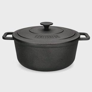 Skottsberg - Cast Iron Braadpan 28 cm rond met deksel