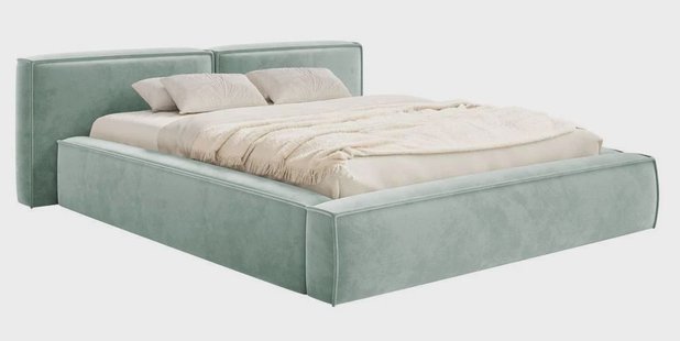 Bedframe Remera laag velvet 200 x 200 cm | NADUVI Collection