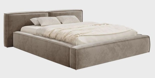 Bedframe Remera laag velvet 140 x 200 cm | NADUVI Collection