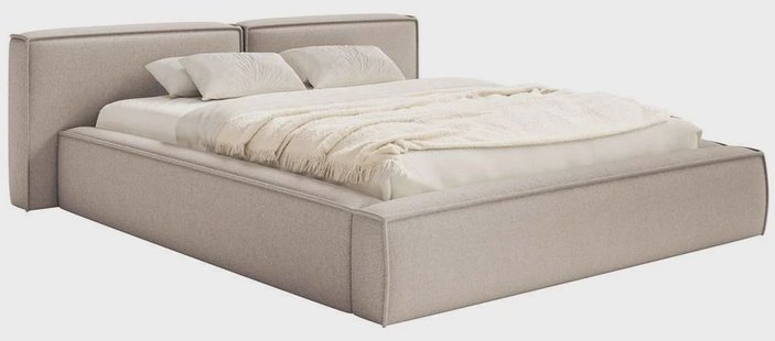 Bedframe Remera laag chenille 180 x 200 cm | NADUVI Collection