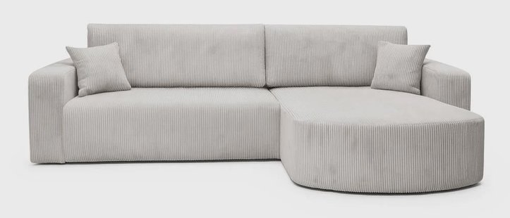 Slaaphoekbank Marangi ribstof links/rechts | NADUVI Collection