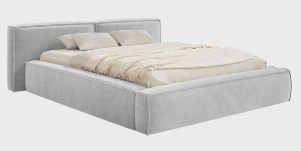 Bedframe Remera laag velvet 140 x 200 cm | NADUVI Collection