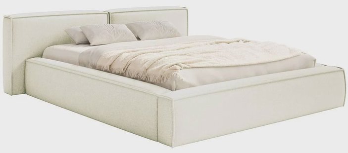 Bedframe Remera laag chenille 200 x 200 cm | NADUVI Collection