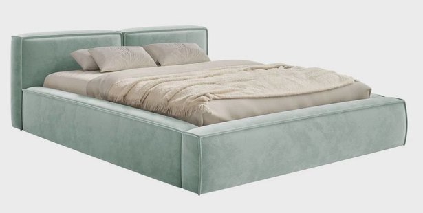 Bedframe Remera Slim velvet 140 x 200 cm | NADUVI Collection