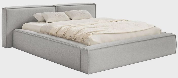 Bedframe Remera laag chenille 160 x 200 cm | NADUVI Collection