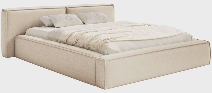 Bedframe Remera laag chenille 140 x 200 cm | NADUVI Collection