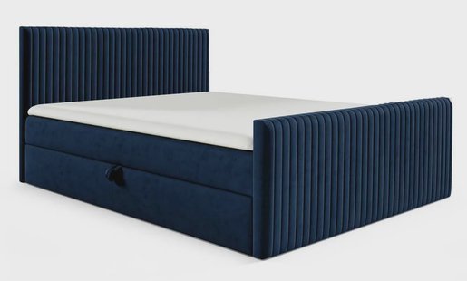 Boxspring Pinehill velvet 180 x 200 cm met opbergruimte | NADUVI Collection