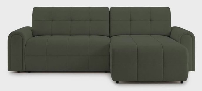 Slaaphoekbank Sigel chenille rechts met opbergruimte | NADUVI Collection