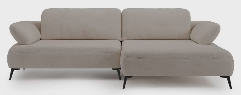 Slaaphoekbank Vally chenille rechts met opbergruimte | NADUVI Collection