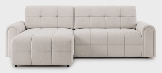 Slaaphoekbank Sigel chenille links met opbergruimte | NADUVI Collection
