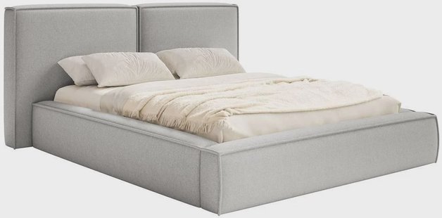Bedframe Willa chenille 140 x 200 cm met opbergruimte | NADUVI Collection