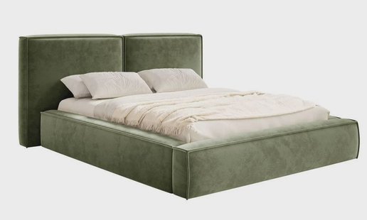 Bedframe Willa velvet 140 x 200 cm met opbergruimte | NADUVI Collection